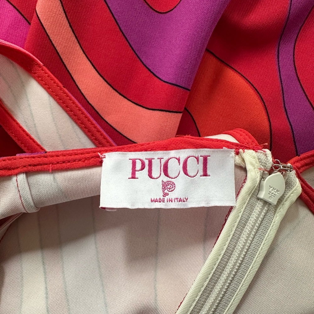 Emilio Pucci Iride Print Minidress - Picture 2 of 8